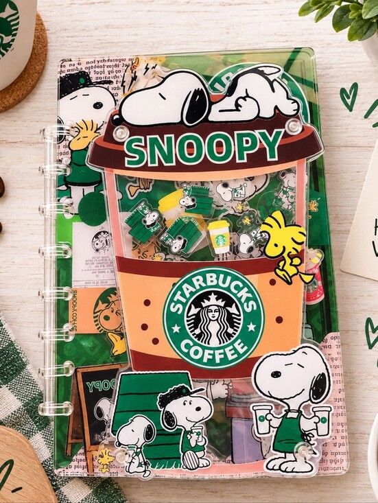 Starbucks Other - Snoopy Starbucks Shaker Notebook